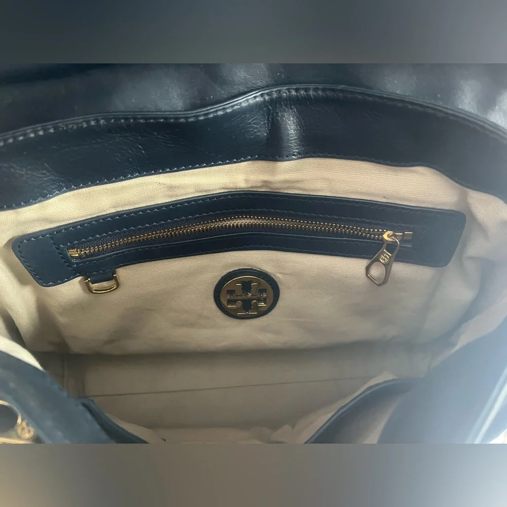 Leather Tori‎ Burch bag